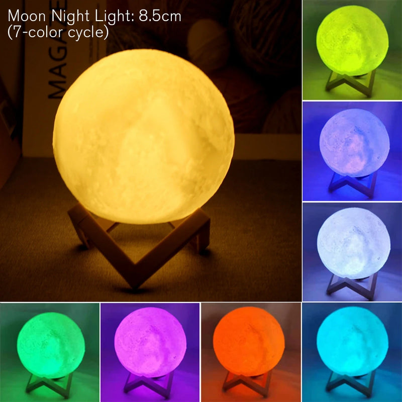 Lua lâmpada led night light GOLFINHO